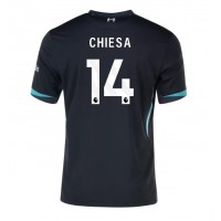 Camisa de Futebol Liverpool Federico Chiesa #14 Equipamento Secundário 2024-25 Manga Curta